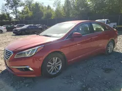 Salvage cars for sale at Waldorf, MD auction: 2017 Hyundai Sonata SE