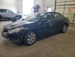 Salvage cars for sale at Ham Lake, MN auction: 2010 Honda Accord EXL