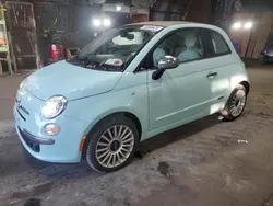 Salvage cars for sale at Albany, NY auction: 2017 Fiat 500 Lounge