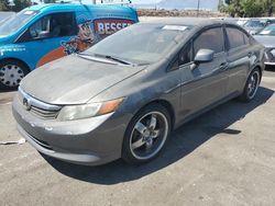 Salvage cars for sale from Copart Rancho Cucamonga, CA: 2012 Honda Civic LX