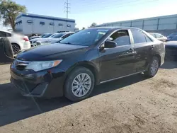 Salvage cars for sale at Albuquerque, NM auction: 2012 Toyota Camry Base