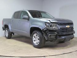 Chevrolet salvage cars for sale: 2021 Chevrolet Colorado LT