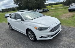 Ford salvage cars for sale: 2017 Ford Fusion SE