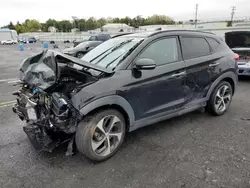 Salvage cars for sale at Pennsburg, PA auction: 2016 Hyundai Tucson Limited