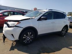 Salvage cars for sale at New Britain, CT auction: 2017 Toyota Rav4 LE