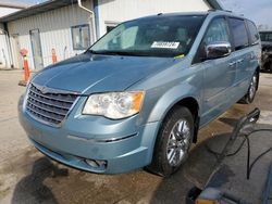 Salvage cars for sale at Pekin, IL auction: 2008 Chrysler Town & Country Limited