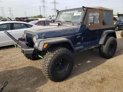 Salvage cars for sale from Copart Elgin, IL: 2000 Jeep Wrangler / TJ Sport