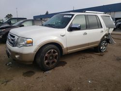 Salvage cars for sale at Woodhaven, MI auction: 2014 Ford Expedition XLT