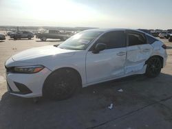 Salvage cars for sale at Grand Prairie, TX auction: 2022 Honda Civic Sport