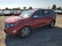 Chevrolet salvage cars for sale: 2018 Chevrolet Equinox Premier