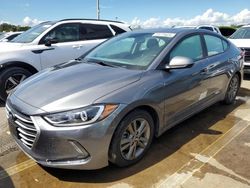 Flood-damaged cars for sale at auction: 2018 Hyundai Elantra SEL