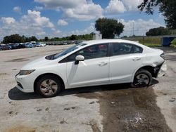 Salvage cars for sale at Tifton, GA auction: 2015 Honda Civic LX