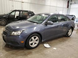 Salvage cars for sale at Franklin, WI auction: 2013 Chevrolet Cruze LT