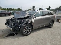 Salvage cars for sale at auction: 2016 KIA Sorento SX