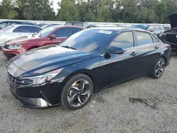 Salvage cars for sale at Riverview, FL auction: 2021 Hyundai Elantra Limited