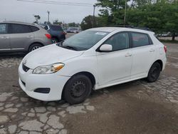 Salvage cars for sale at Lexington, KY auction: 2009 Toyota Corolla Matrix S