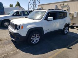 Salvage cars for sale at American Canyon, CA auction: 2017 Jeep Renegade Latitude