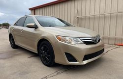 Salvage cars for sale at Grand Prairie, TX auction: 2012 Toyota Camry Base