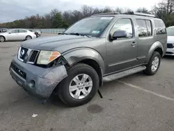 Salvage cars for sale at Brookhaven, NY auction: 2005 Nissan Pathfinder LE