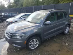 Salvage cars for sale at auction: 2016 Volkswagen Tiguan S