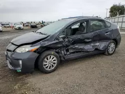 Salvage cars for sale at San Diego, CA auction: 2013 Toyota Prius PLUG-IN