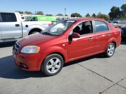 Chevrolet salvage cars for sale: 2008 Chevrolet Aveo LT