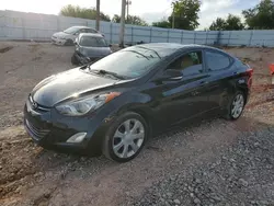 Salvage cars for sale at Oklahoma City, OK auction: 2012 Hyundai Elantra GLS