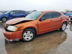 Salvage cars for sale at Grand Prairie, TX auction: 2008 Dodge Avenger SE