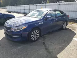 Salvage cars for sale at Arlington, WA auction: 2016 KIA Optima EX