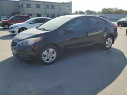 Salvage cars for sale at Wilmer, TX auction: 2014 KIA Forte LX