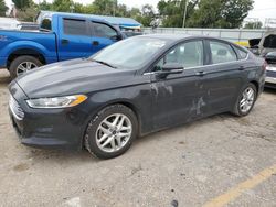 Salvage cars for sale at Wichita, KS auction: 2015 Ford Fusion SE