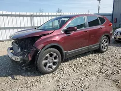 Salvage cars for sale at Appleton, WI auction: 2019 Honda CR-V EX