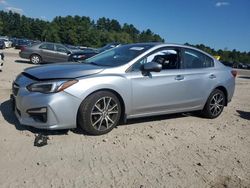 Salvage cars for sale at Mendon, MA auction: 2017 Subaru Impreza Limited