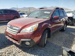 Salvage cars for sale at Magna, UT auction: 2013 Subaru Outback 2.5I Premium