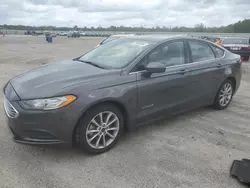 Salvage cars for sale at Gaston, SC auction: 2017 Ford Fusion SE Hybrid