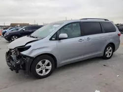 2016 Toyota Sienna LE en venta en Grand Prairie, TX