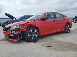 Salvage cars for sale from Copart Orlando, FL: 2019 Honda Civic LX