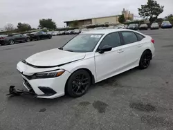 Honda salvage cars for sale: 2022 Honda Civic Sport