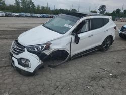 Salvage cars for sale from Copart Bridgeton, MO: 2017 Hyundai Santa FE Sport