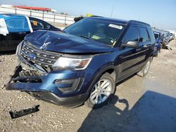 Salvage cars for sale at Cahokia Heights, IL auction: 2017 Ford Explorer