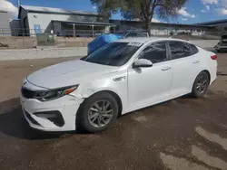 Salvage cars for sale at Albuquerque, NM auction: 2020 KIA Optima LX