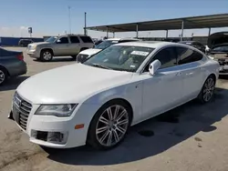 Salvage cars for sale at Anthony, TX auction: 2014 Audi A7 Premium Plus