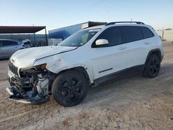 Salvage cars for sale at Andrews, TX auction: 2019 Jeep Cherokee Latitude Plus