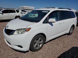 Salvage cars for sale at Phoenix, AZ auction: 2012 Toyota Sienna LE