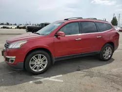 Chevrolet salvage cars for sale: 2013 Chevrolet Traverse LT