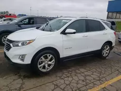 Vehiculos salvage en venta de Copart Woodhaven, MI: 2018 Chevrolet Equinox LT