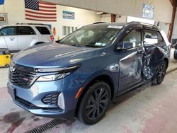 Salvage cars for sale at Angola, NY auction: 2024 Chevrolet Equinox RS