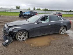 Salvage cars for sale at Houston, TX auction: 2017 Cadillac CTS Luxury