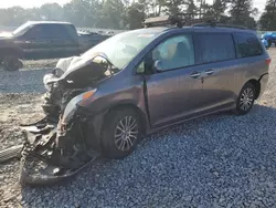 Salvage cars for sale at Byron, GA auction: 2020 Toyota Sienna XLE