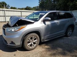 Salvage cars for sale at Shreveport, LA auction: 2016 Toyota Highlander LE